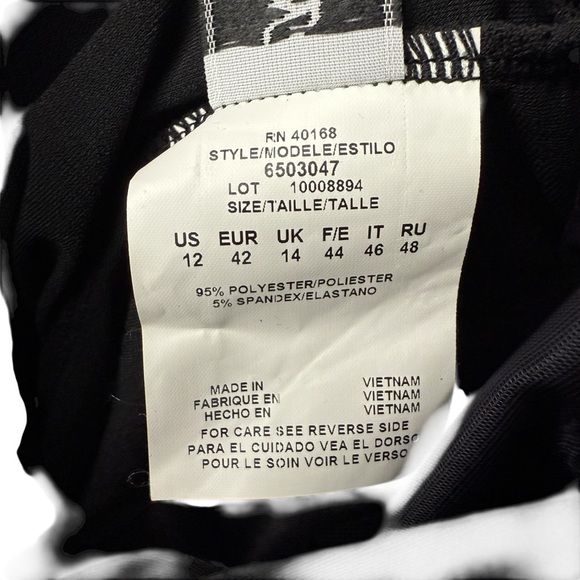 Miraclesuit LOVE KNOT Twist Front Underwire Tankini SwimSuit Top Black SZ 12 NWT - Picture 7 of 10